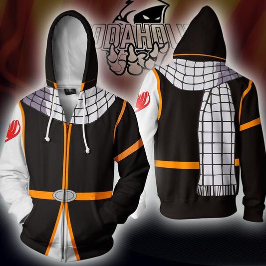 Natsu Fairy Tail Costume Zip Hoodie | Pre Order