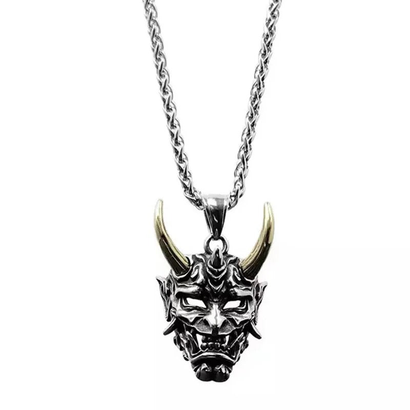 Oni Mask Necklace | Pre Order