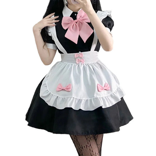 Pink Bow Lolita Maid Dress | Pre Order