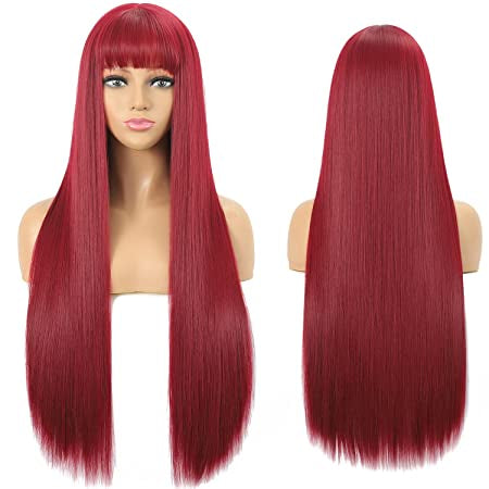 Red long Wig